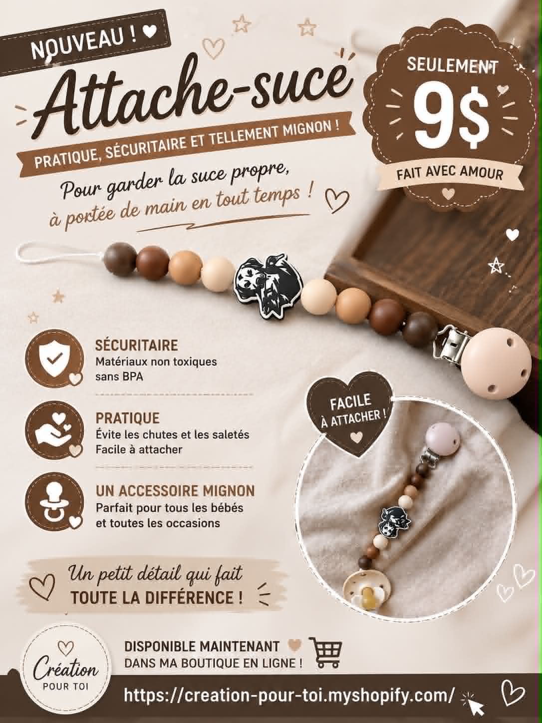 Attache tétine