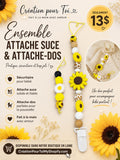 Ensemble Attache tétine et Attache zip