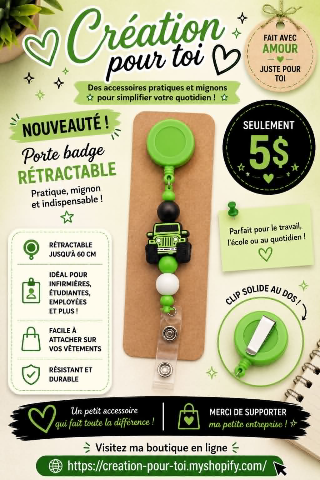 Porte badge
