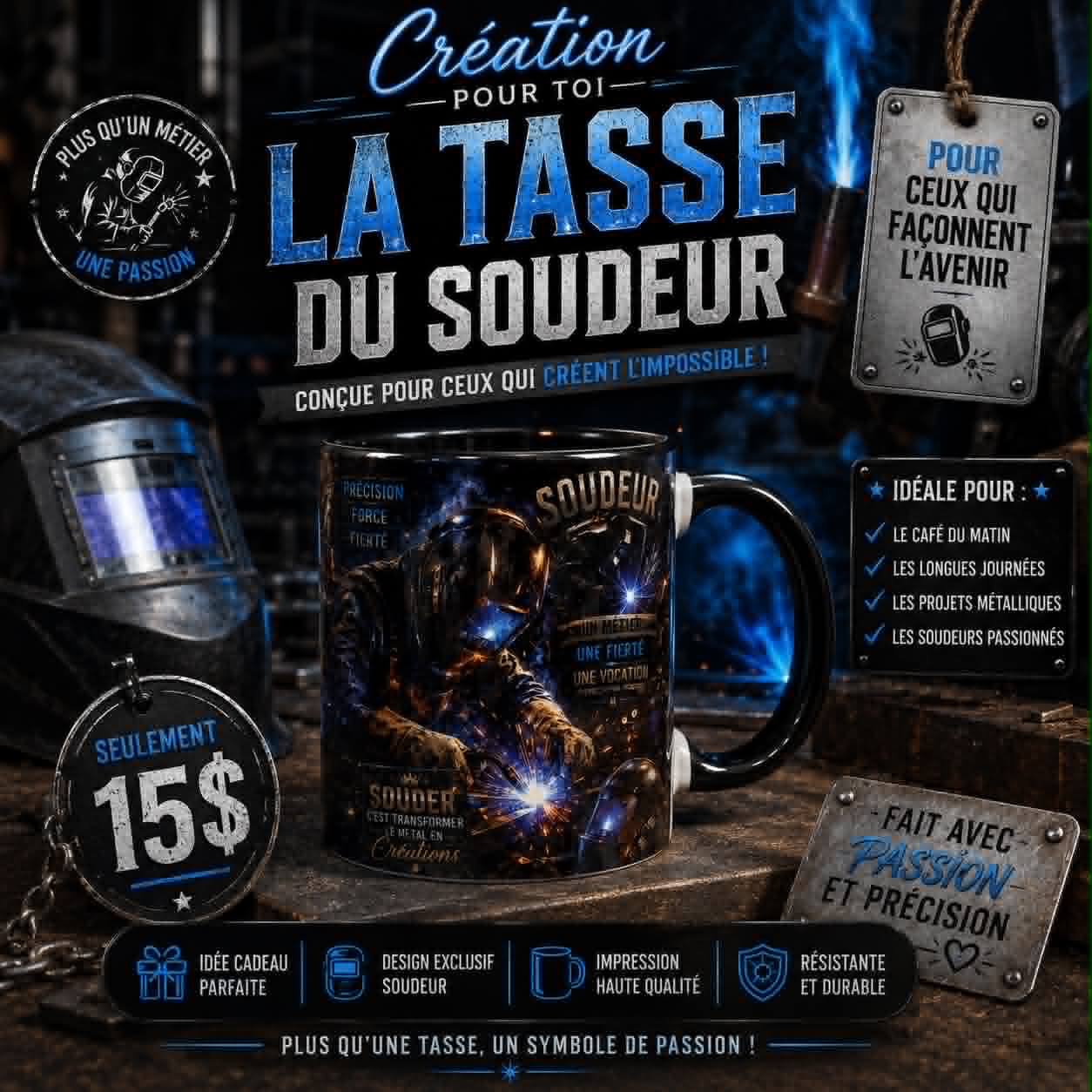 Tasse soudeur