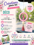 Déco pour miroir d'auto