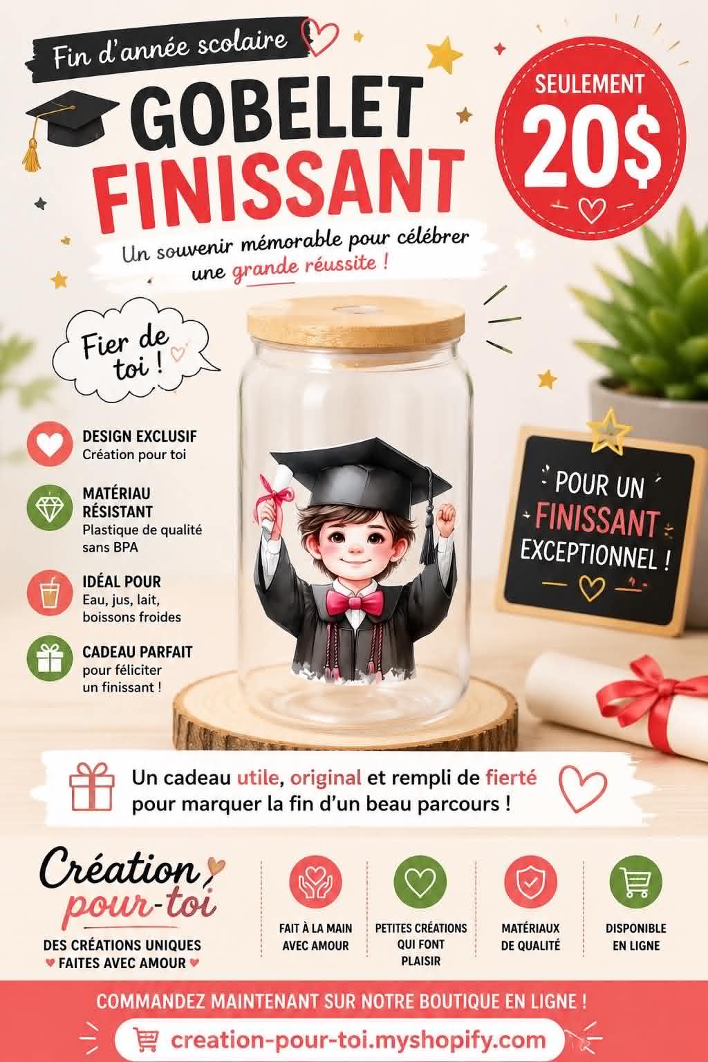 Gobelet plastique