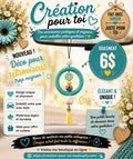 Déco pour miroir d'auto