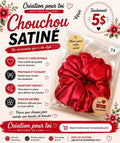 CHOU-CHOU SATINÉ ROUGE