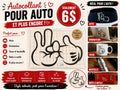 STICKER POUR VOITURE