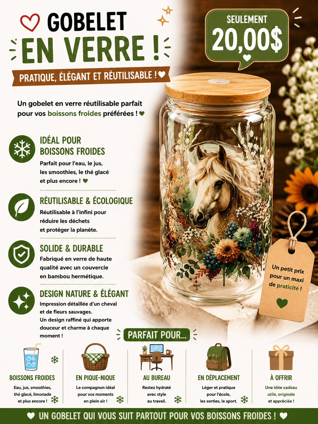 Goblets en verre