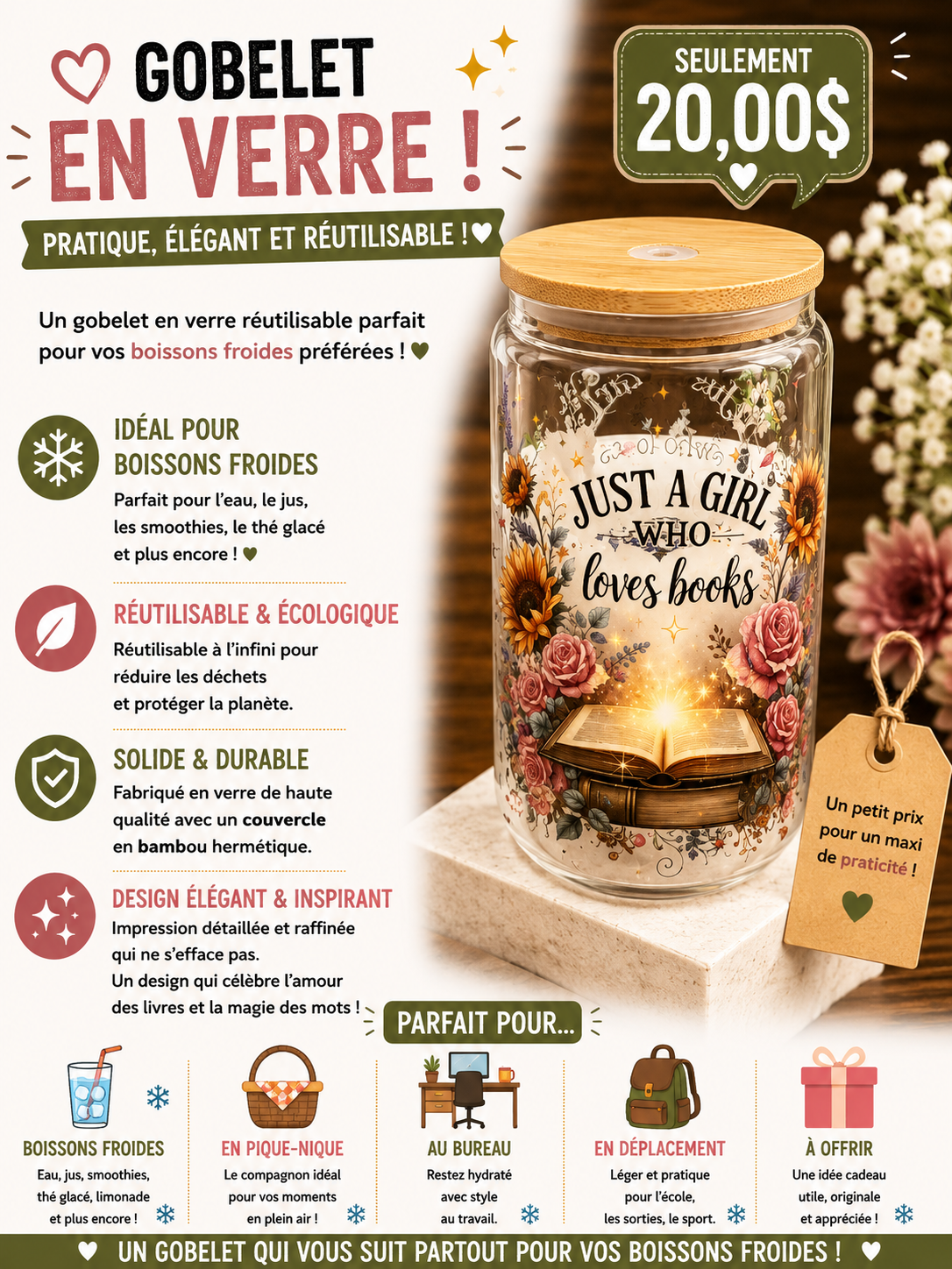 Goblets en verre