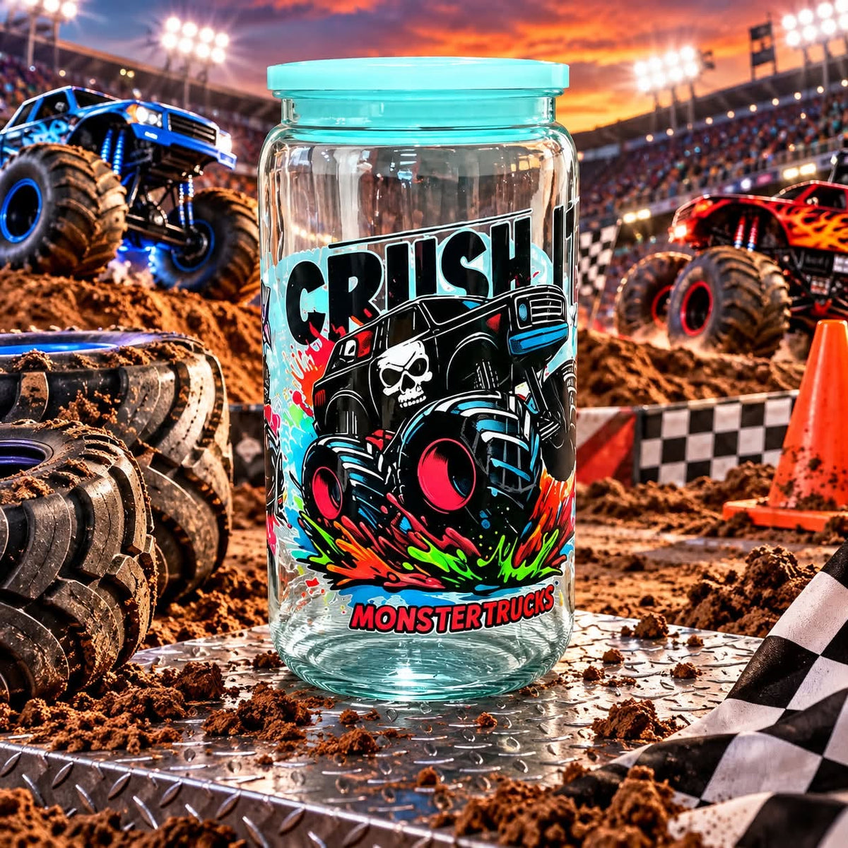 GOBELET MONSTER TRUCKS