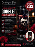 GOBELET TÊTE DE MORT