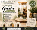 GOBELET OURS À LA PÊCHE