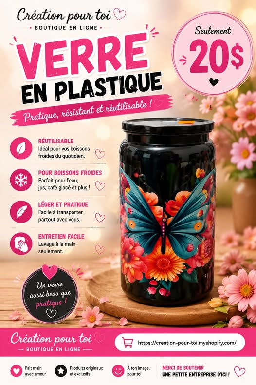 GOBELET PAPILLON