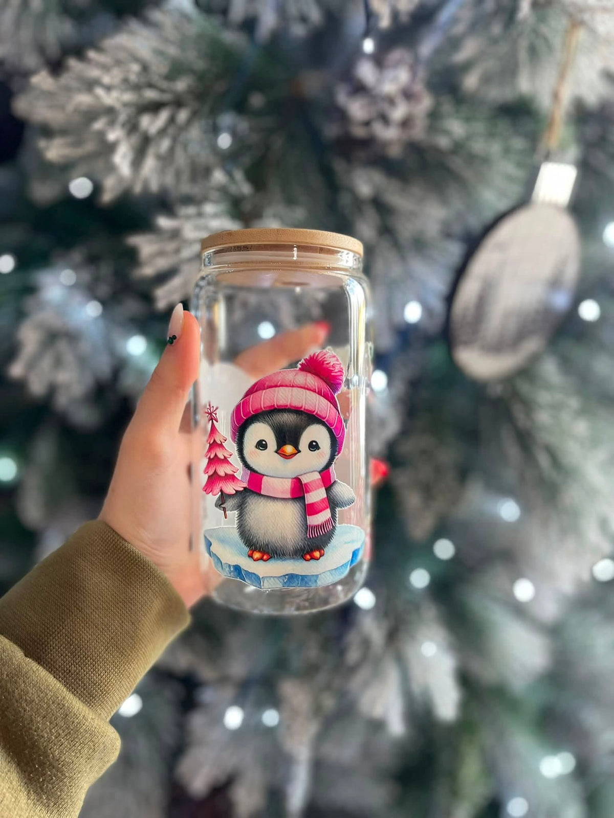 GOBELET PINGOUIN EN VERRE