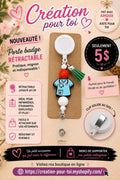 Porte badge infirmière