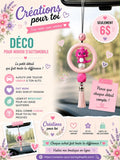Déco pour miroir d'auto