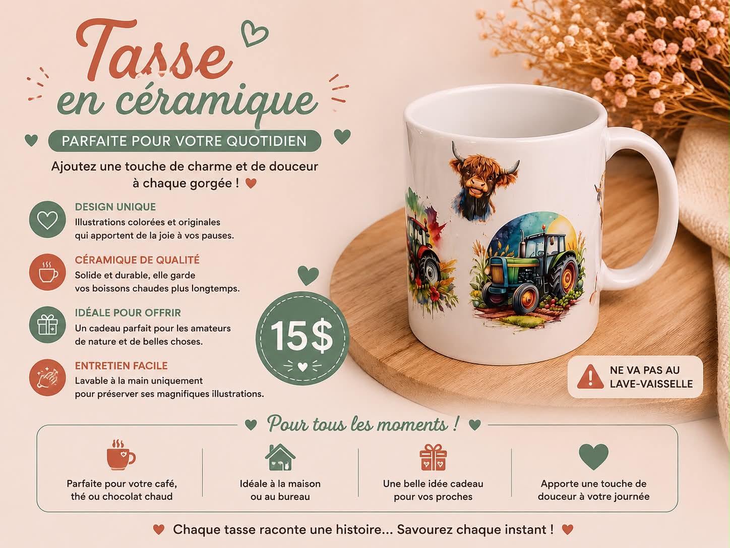Tasse ferme