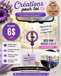 Déco pour miroir d'auto