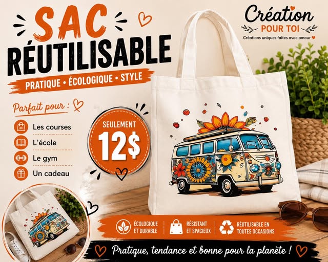 Sac réutilisable